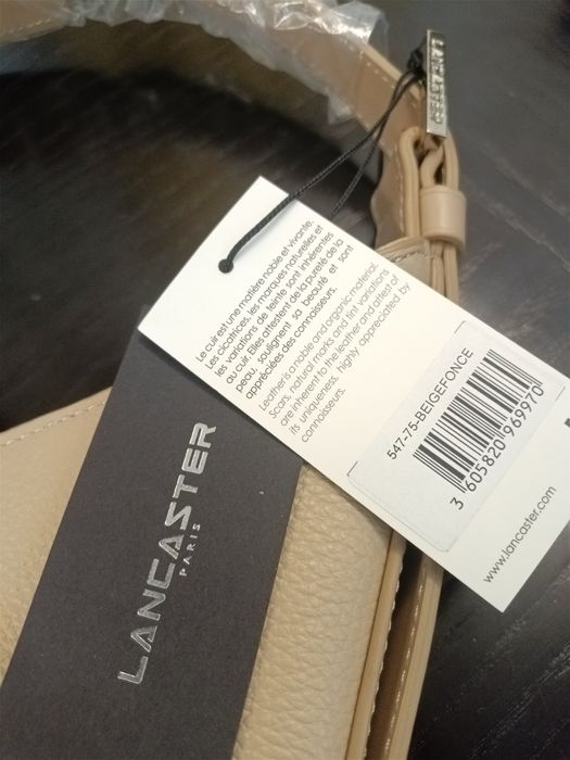 LANCASTER-Poșetă dama , culoare Beige Fonce ,cadou ideal