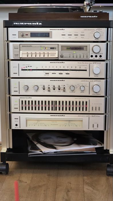 Колекционерски сет Marantz RACK  SM 500, SC 500, EQ 20D, SD 5010, ST310L, AT 6. ТТ 6150