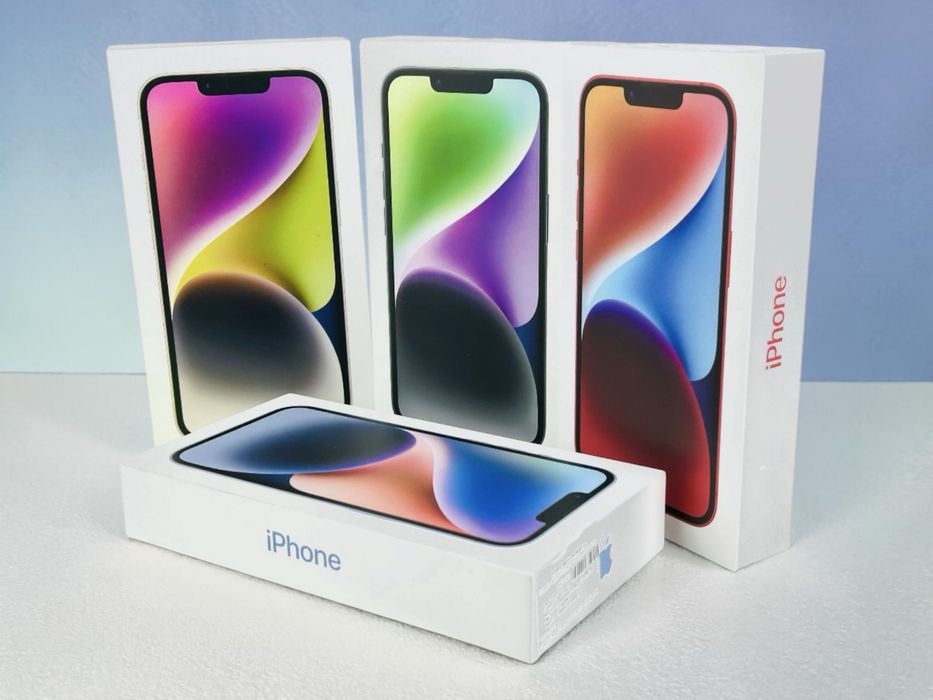 НОВ! Apple iPhone 14 128GB Midnight / Starlight / Blue / Red Гаранция!