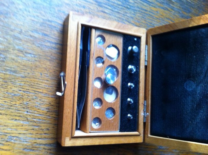 полный набор разновесов для ювелирных изделий сделано в СССР