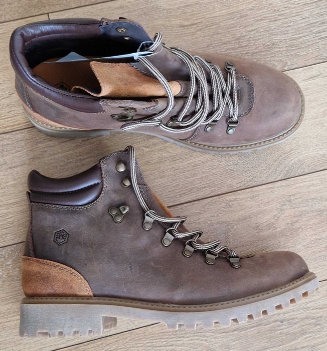 НОВИ Кожени Боти Lumberjack, размер 44 – Естествена Кожа, Необувани