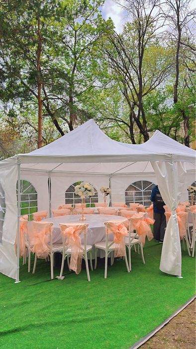 Арендв шатер, палатка, столы, стулья