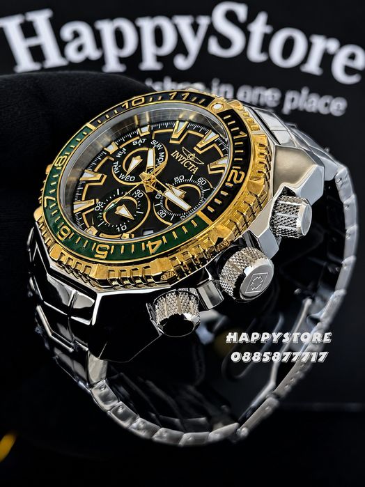 INVICTA Akula Kromo Swiss 55 mm, Инвикта нов мъжки часовник