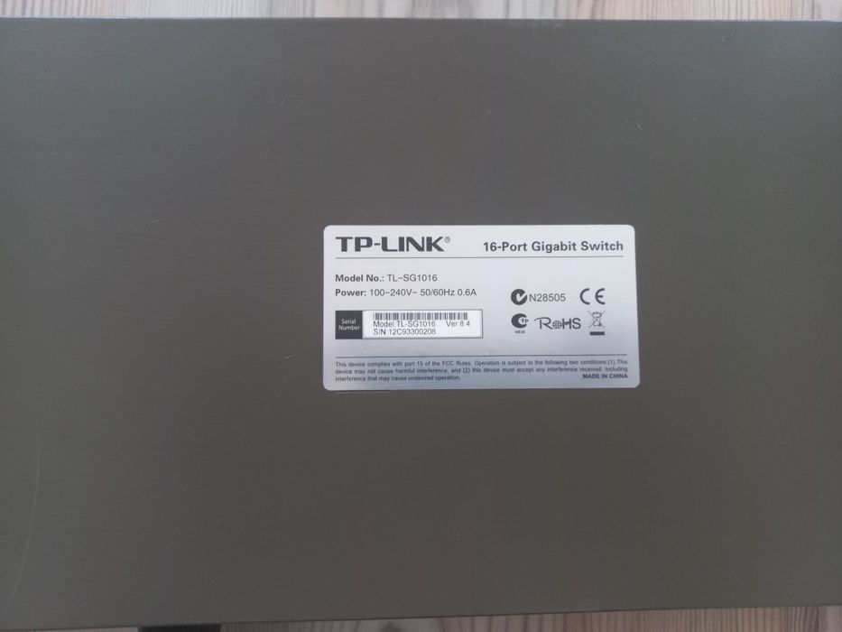 Switch Tp-link TL-SG 1016