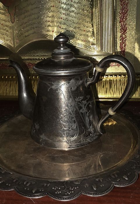 Царизм сахарница Серебро 84 пробы Вес 153 грамм По Цене за 1 грамм