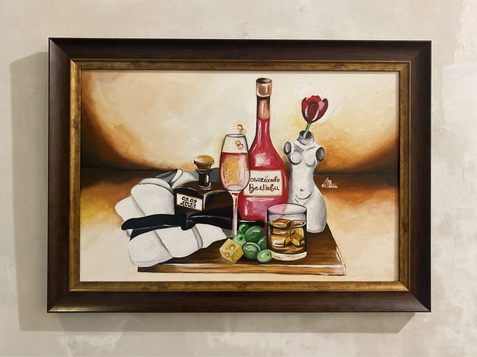 Картини (натюрморт) и портрети по поръчка.