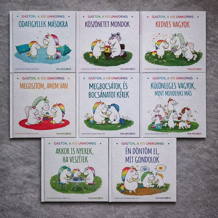 Carti pentru copii, Gaston micul unicorn