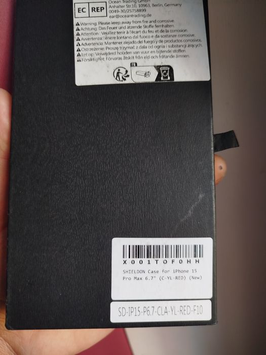 Husa iphone husă iPhone 15 pro max schieldon piele naturala