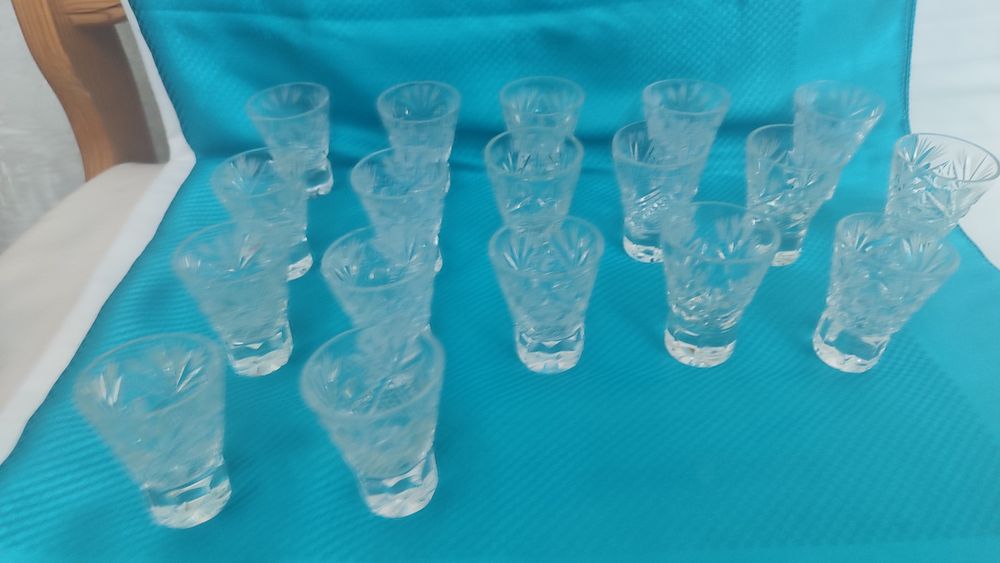 Рюмки, стопки хрусталь ссср 18шт.