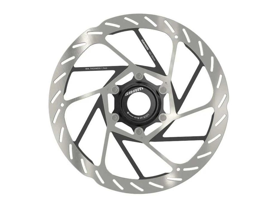 SRAM HS2 Rounded Edges 220mm Center Lock, ротор, оригинални ротори SRAM