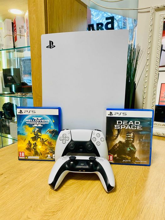 Конзола Playstation PS5, Disc Edition, 825GB, White - CFI-1116