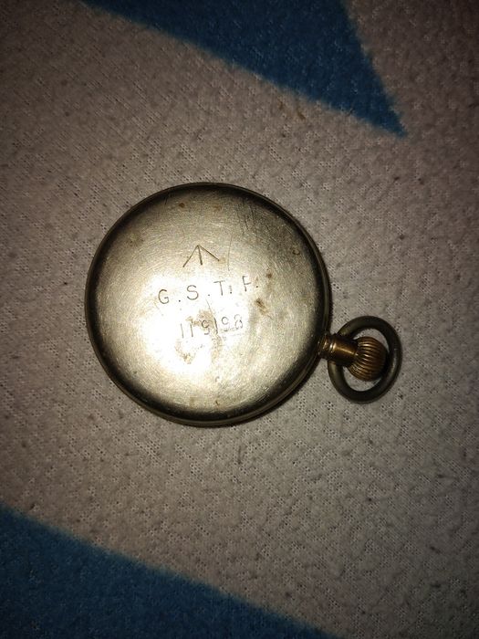 Ceas de buzunar militar britanic G.S.T.P. original WW2 (Al Doilea Război Mondial)