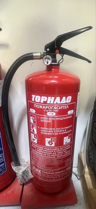 Нови пожарогасители – водопенен и прахови