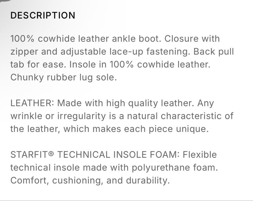 Боти Zara естествена кожа