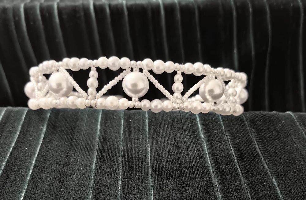 Vând coronita / diadema / tiara de de mireasa cu perle