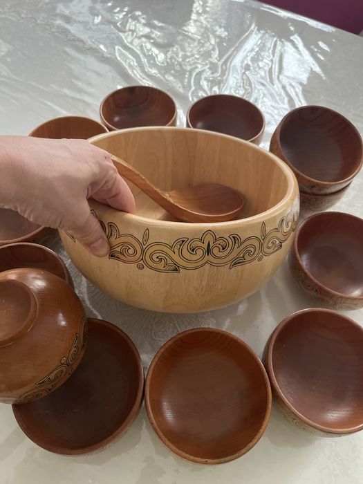 Таза ағаштан жасалған  ыдыс