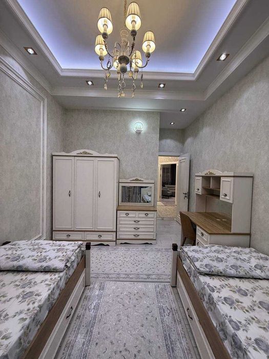 Премиум 3-комнатная в Tashkent City Boulevard, вид на фонтан`