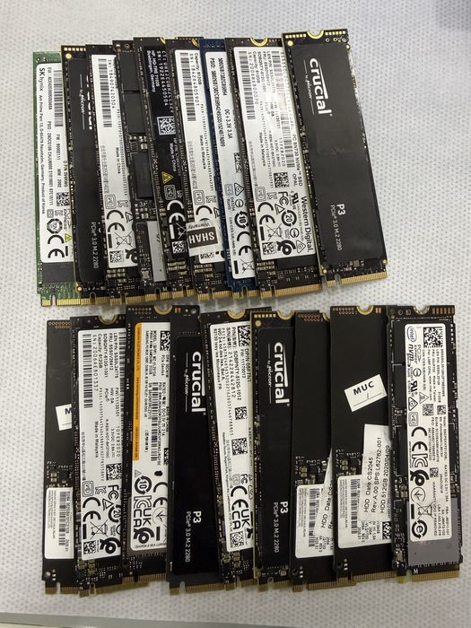 SSD M2 NVME 512GB pull out