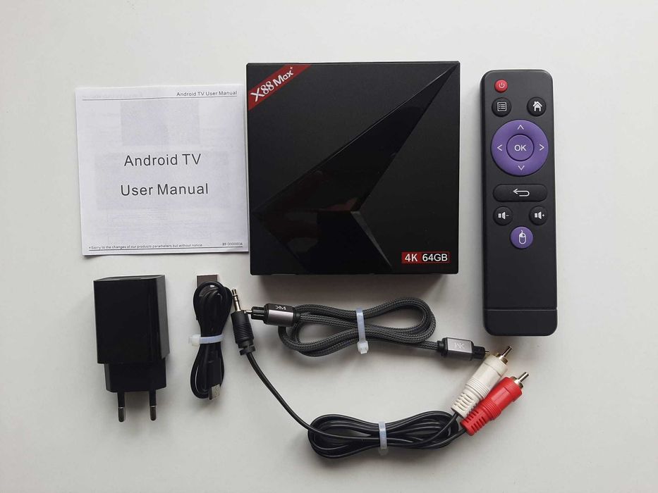 Mini PC, TV Box, X88 MAX+, 4K, 4GB RAM, 64GB, WiFi + transport inclus