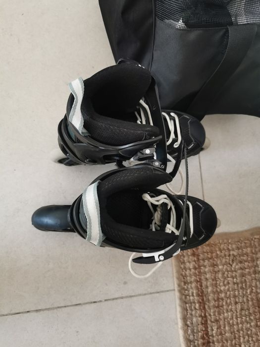 Role Fit 3 negru kaki pentru copii reglabile marimea 32-35