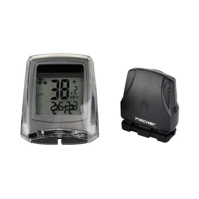 Велокомпютър 27 функции, LED подсветка, Водозащитен, Безжичен, Соларен