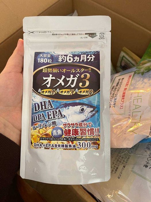 OMEGA 3. Yaponiya mahsuloti 100% Garantiya
