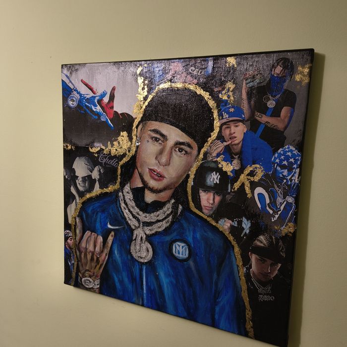 Tablou handmade Rondodasosa rapper canvas