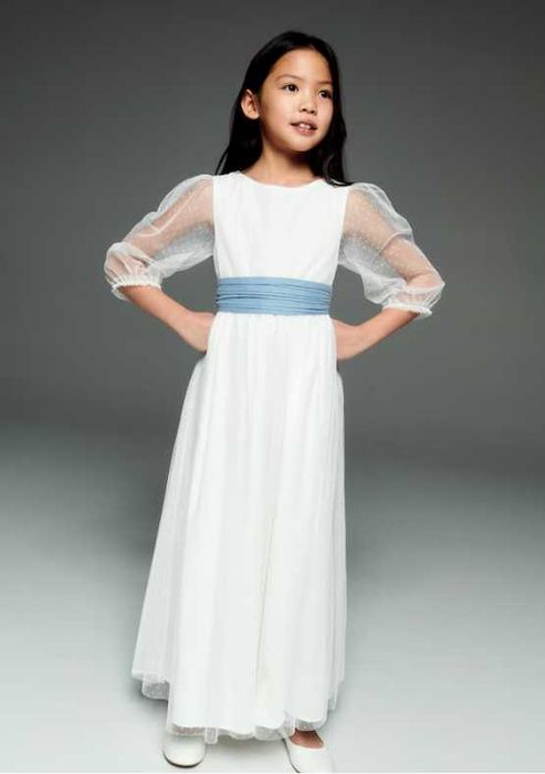 MANGO KIDS - Плюмет рокля за момичета