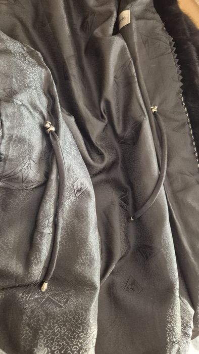 Шуба норковая черная