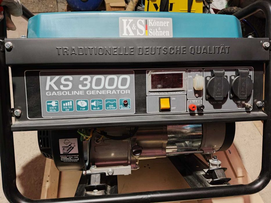 Generator curent electric Könner&Söhnen KS 3000, 7 CP, 3000 W,