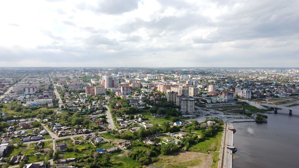 Съемка с дрона по Костанаю