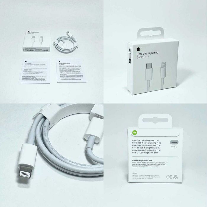 Original LL/A iPhone zaryadka | 20W Ayfon golovka, kabel Apple + BONUS