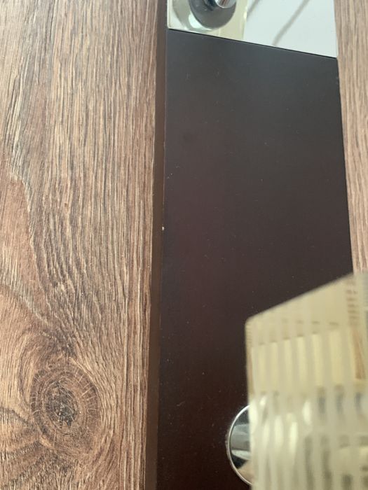 Полилей, метален, цвят венге