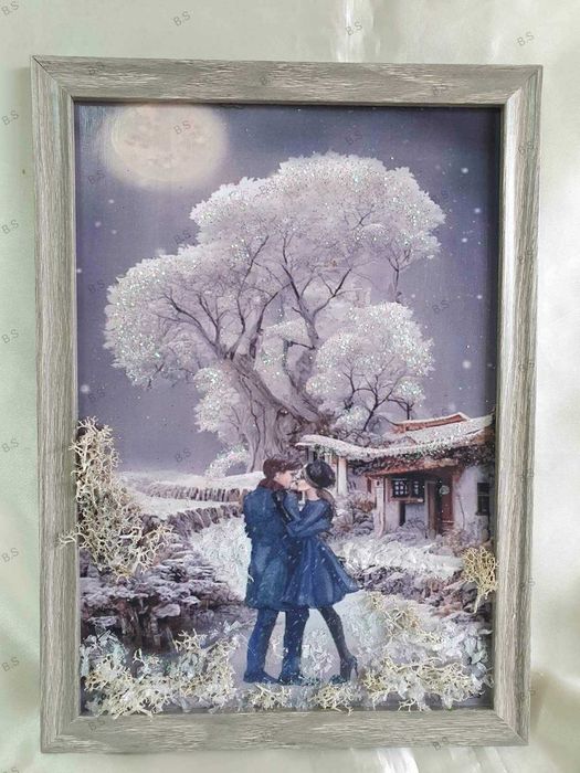 Картина със сканидинавски мъх