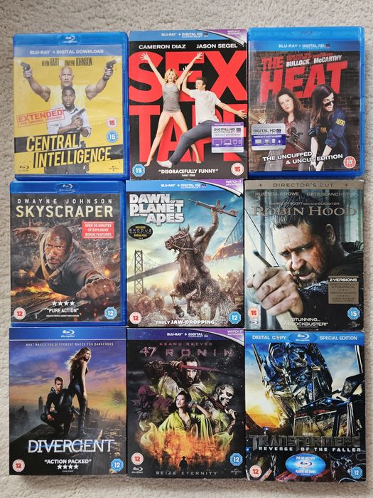 Оригинални Blu-Ray и сериали на Английски език от лична колекция