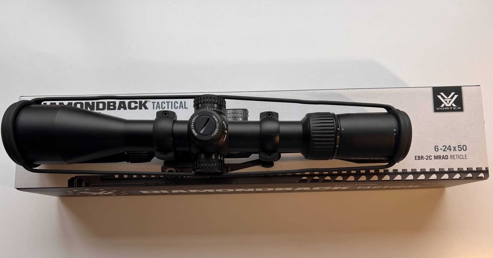 Оптика Vortex Diamondback 6-24x50 + Монтаж Vortex Hunter 30mm