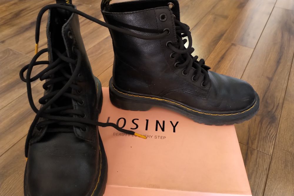 Ботинки сапоги кожанные для девочек 34 размер