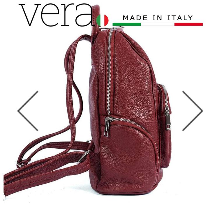 Дамска раница естествена кожа