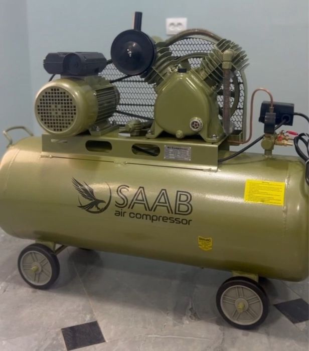 12,5 бар 100 литр 2,2 кВт воздушный поршневой компрессор SAAB 1070T