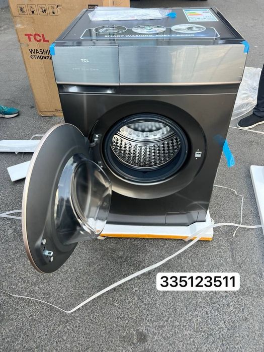 Mega aksiya TCL kir yivish mashinasi 10 kg DD mator garantiya dastavka