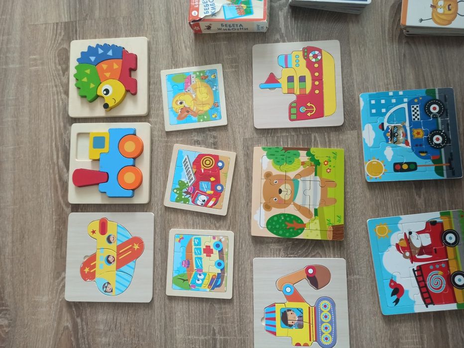 Дървени пъзели и образователни карти