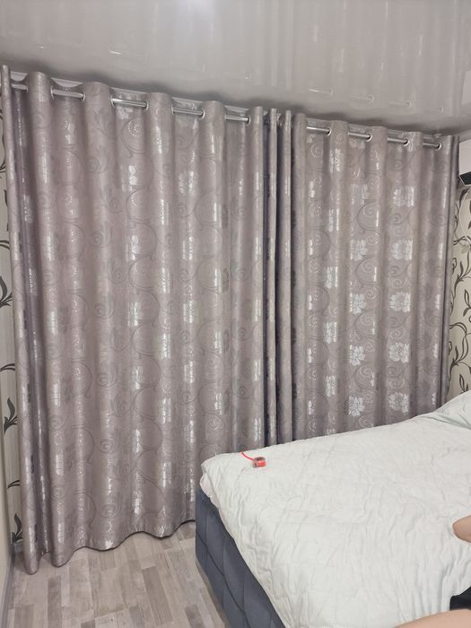 Продам шторы +гардина  +тюль