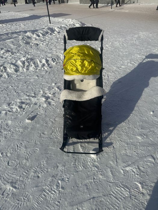 Зимние санки коляска