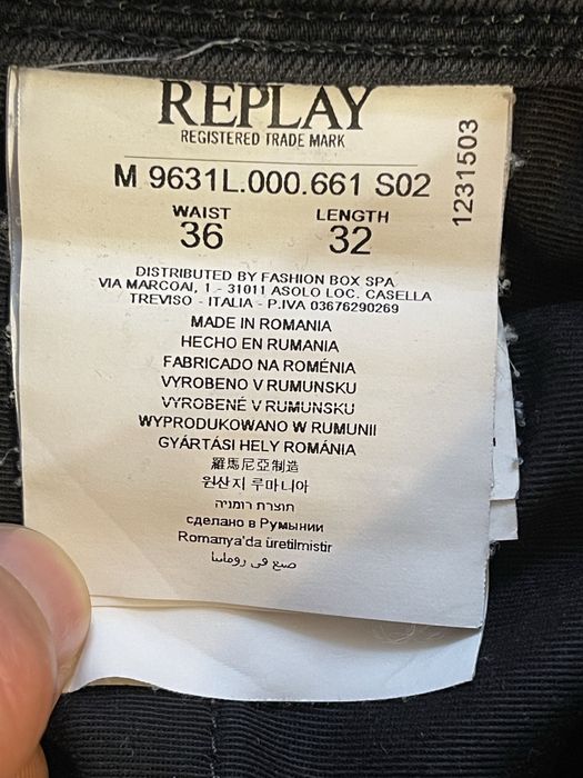 Blugi dama Replay marimea L spre XL