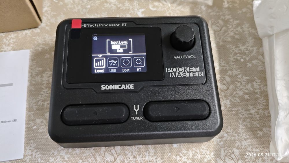 Гитарный процессор Sonicake Pocket Master педаль эффектов