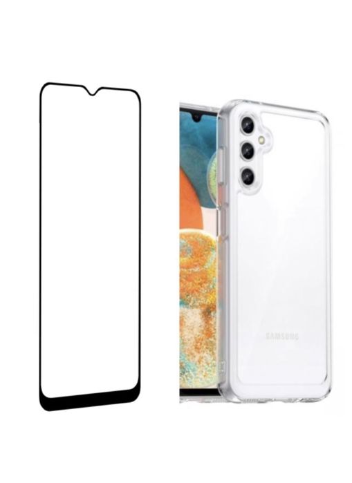 Husa Safe Case Silicon + Folie Sticla Samsung A17/A13/A34/A54/A55/A56/A37/A57