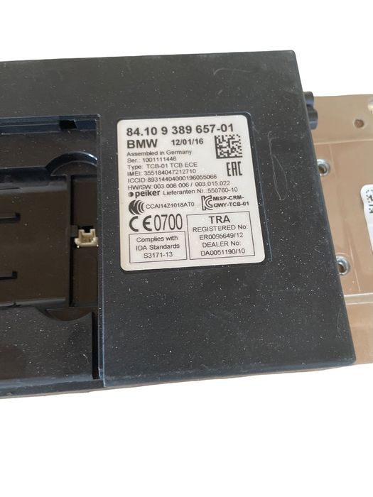 Modul/Unitate De Control Bluetooth Bmw Seria F30 F34 F32 9 389 657 01