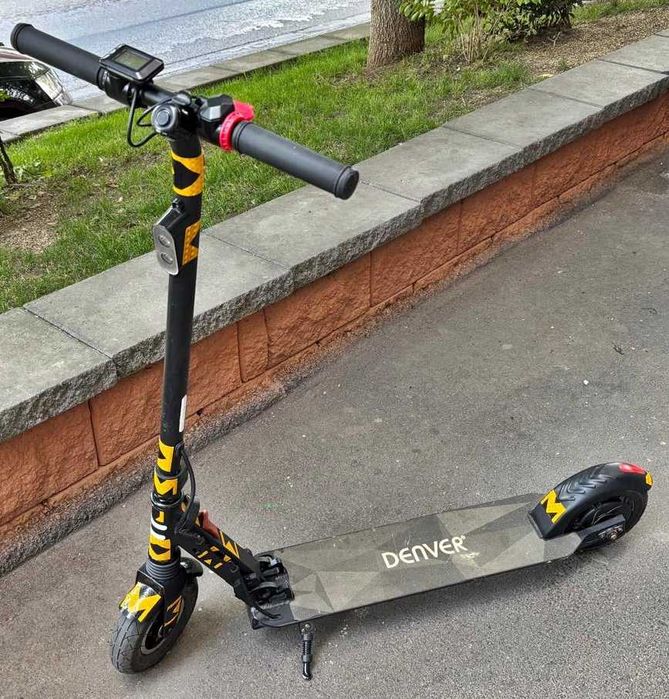 Trotineta electrica Denver black, 20km/h, roti 8 inch, garantie 6 luni