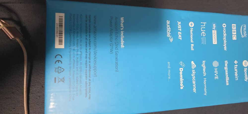 Amazon Echo  (2nd generacion)Smart  Bluetoot тонколона