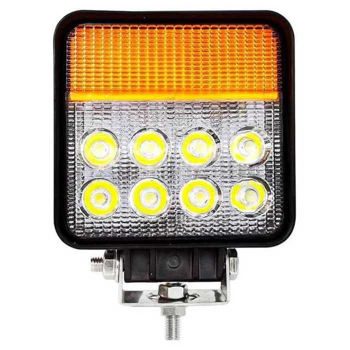 Диоден халоген LED светлини габарит, жълта 12/24V 48W